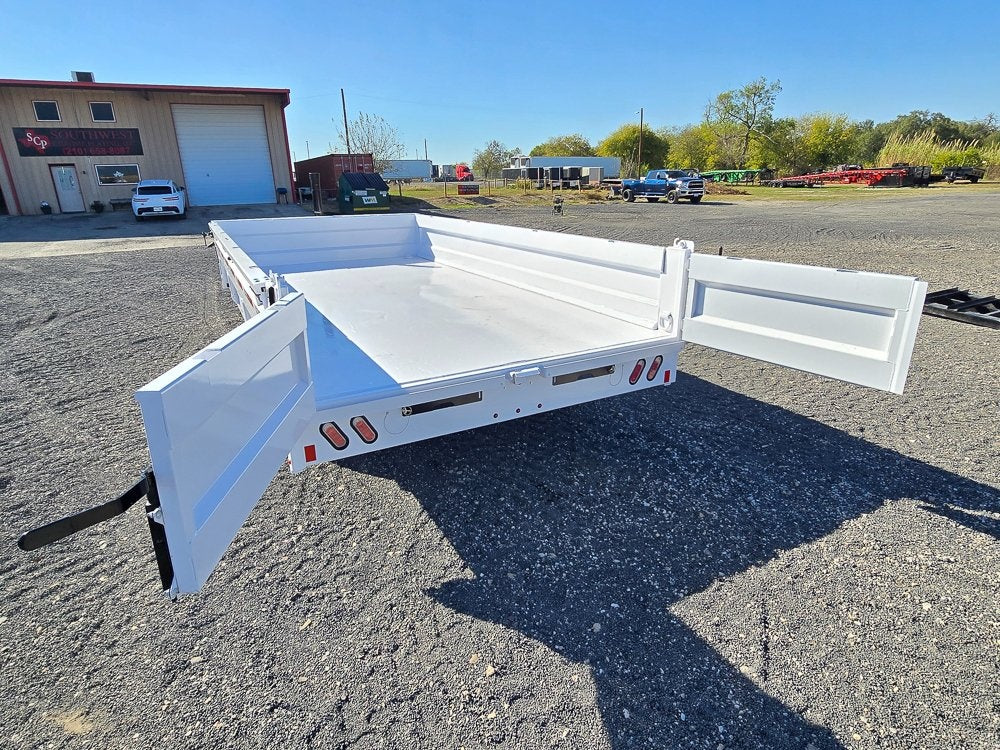 16' Diamond C DOD Bumper Pull Deckover Dump Trailer - (2) 8k Axles - Dump Trailers/DT3 Professional - Stryker Dealership Group
