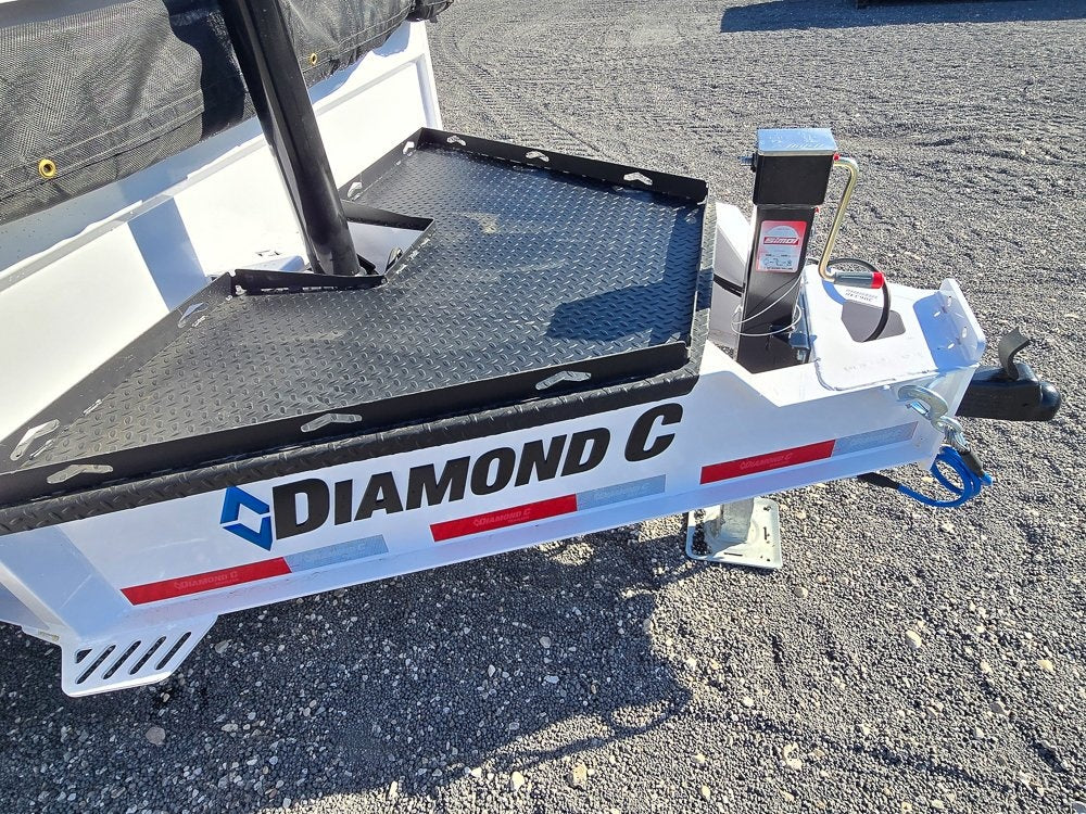 16' Diamond C DOD Bumper Pull Deckover Dump Trailer - (2) 8k Axles - Dump Trailers/DT3 Professional - Stryker Dealership Group