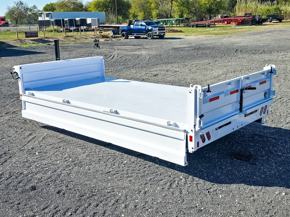 16' Diamond C DOD Bumper Pull Deckover Dump Trailer - (2) 8k Axles - Dump Trailers/DT3 Professional - Stryker Dealership Group