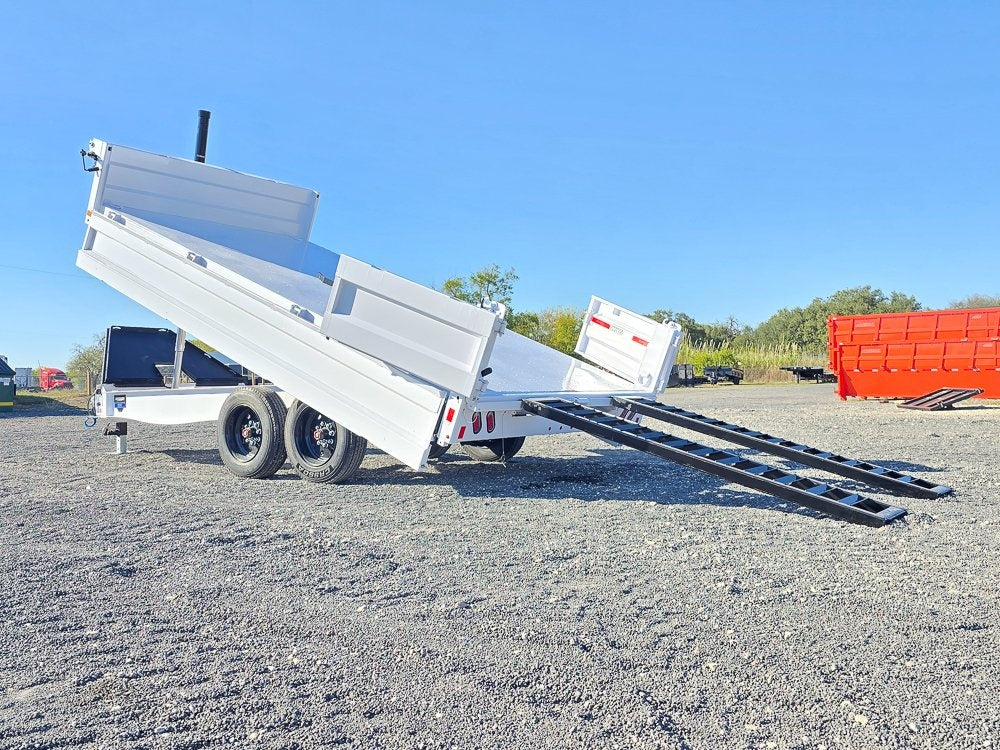 16' Diamond C DOD Bumper Pull Deckover Dump Trailer - (2) 8k Axles - Dump Trailers/DT3 Professional - Stryker Dealership Group