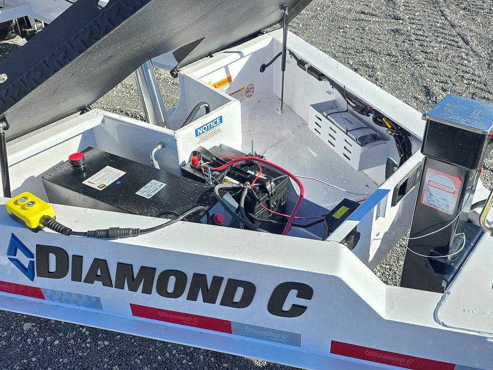 16' Diamond C DOD Bumper Pull Deckover Dump Trailer - (2) 8k Axles - Dump Trailers/DT3 Professional - Stryker Dealership Group