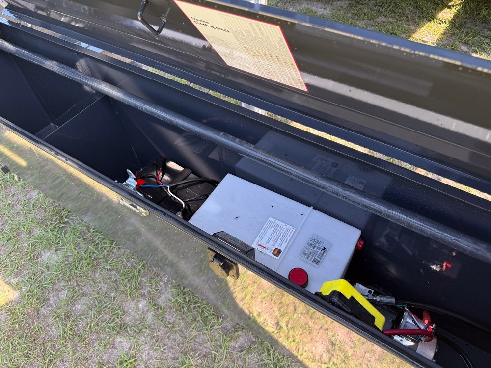 16' DT GN Dump 36" Sides - 8K Axles - Telescopic Lift - Dump Trailers - Stryker Dealership Group