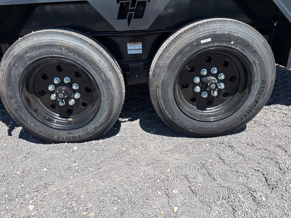 16' Dump Trailer 40" Side Walls - Telescopic Lift - Hydraulic Jack - Dump Trailers/Dump Trailers - Stryker Dealership Group