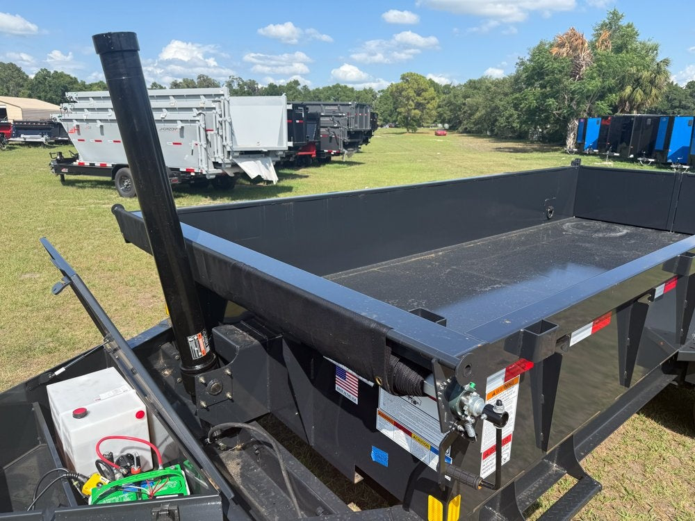 16' Dump Trailer BP 24" Side Walls - Telescopic lift - 8k Axles - Dump Trailers - Stryker Dealership Group