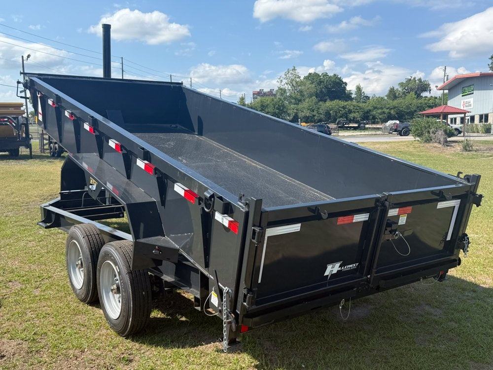 16' Dump Trailer BP 24" Side Walls - Telescopic lift - 8k Axles - Dump Trailers - Stryker Dealership Group