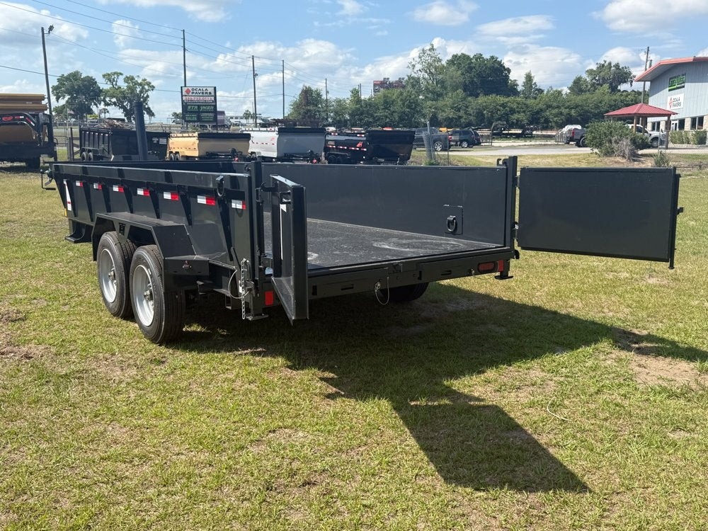 16' Dump Trailer BP 24" Side Walls - Telescopic lift - 8k Axles - Dump Trailers - Stryker Dealership Group
