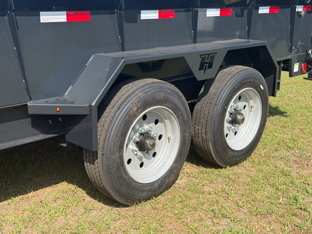 16' Dump Trailer BP 24" Side Walls - Telescopic lift - 8k Axles - Dump Trailers - Stryker Dealership Group