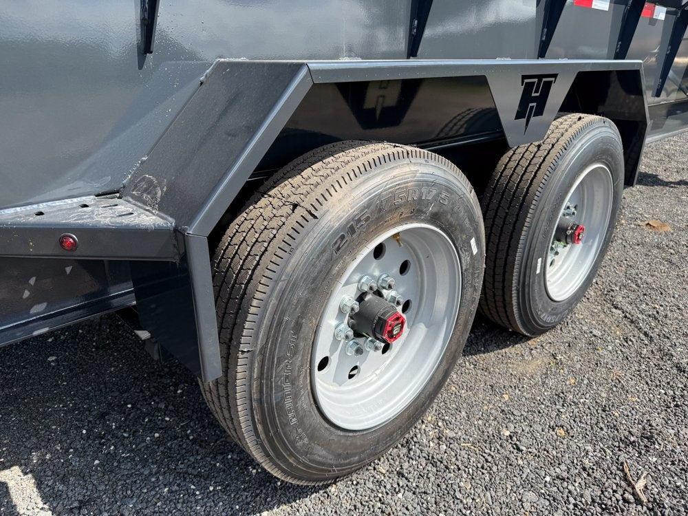 16' Dump Trailer GN 24" Side Walls - Telescopic Lift - 8k Axles - Dump Trailers - Stryker Dealership Group