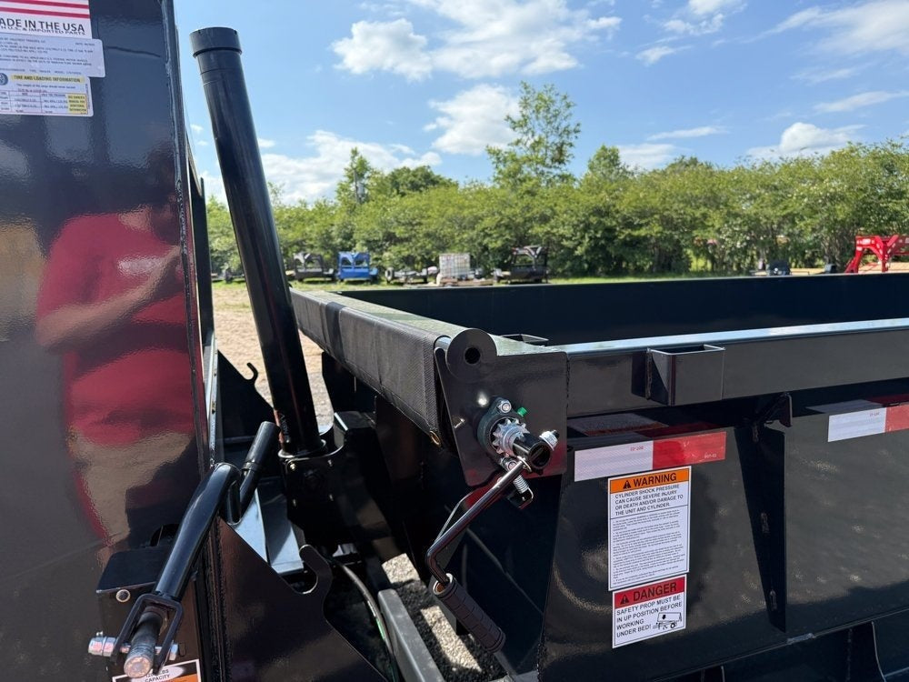 16' Dump Trailer GN 24" Side Walls - Telescopic Lift - 8k Axles - Bumper Pull Dump/Dump Trailers - Stryker Dealership Group