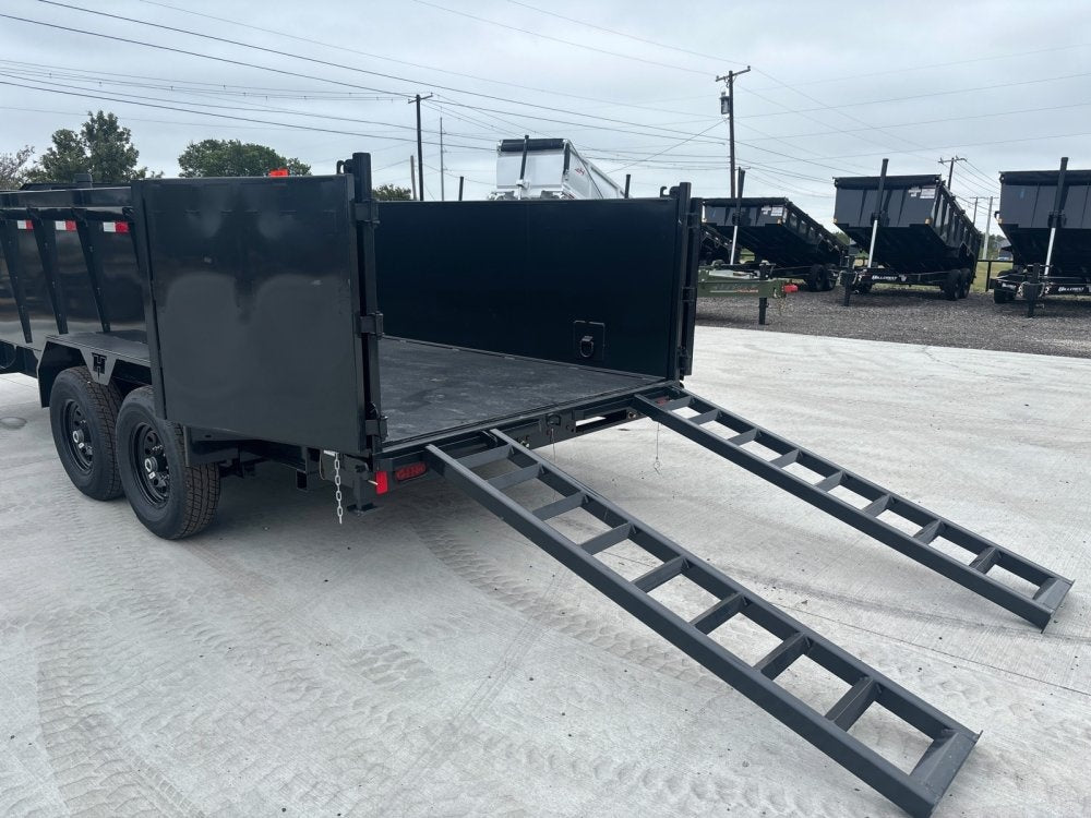 16' Dump Trailer GN 40" Side Walls - Telescopic Lift - 7k Axles - DT3 Professional - Stryker Dealership Group