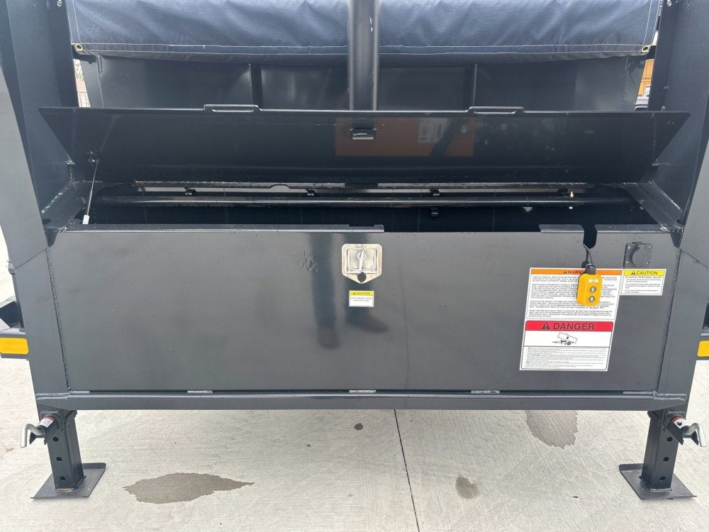 16' Dump Trailer GN 40" Side Walls - Telescopic Lift - 7k Axles - DT3 Professional - Stryker Dealership Group