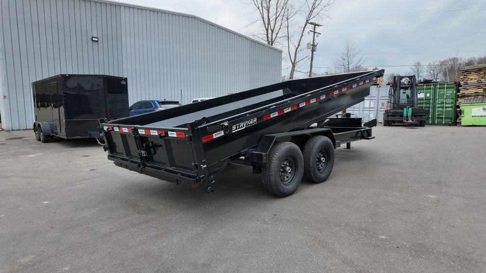 16' EDT Dump Trailer 20" Side Walls - Dump Trailers - Stryker Dealership Group