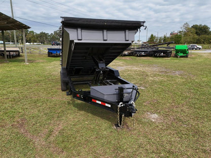 16' EDT Dump Trailer 20" Side Walls - 10 ga Floor - 521 Scissor Lift - 3 Way Gate 002113 - Dump Trailers - Stryker Dealership Group