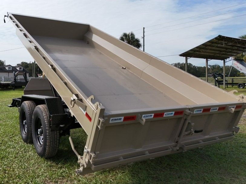 16' EDT Dump Trailer 20" Side Walls 2190 - Dump Trailers - Stryker Dealership Group