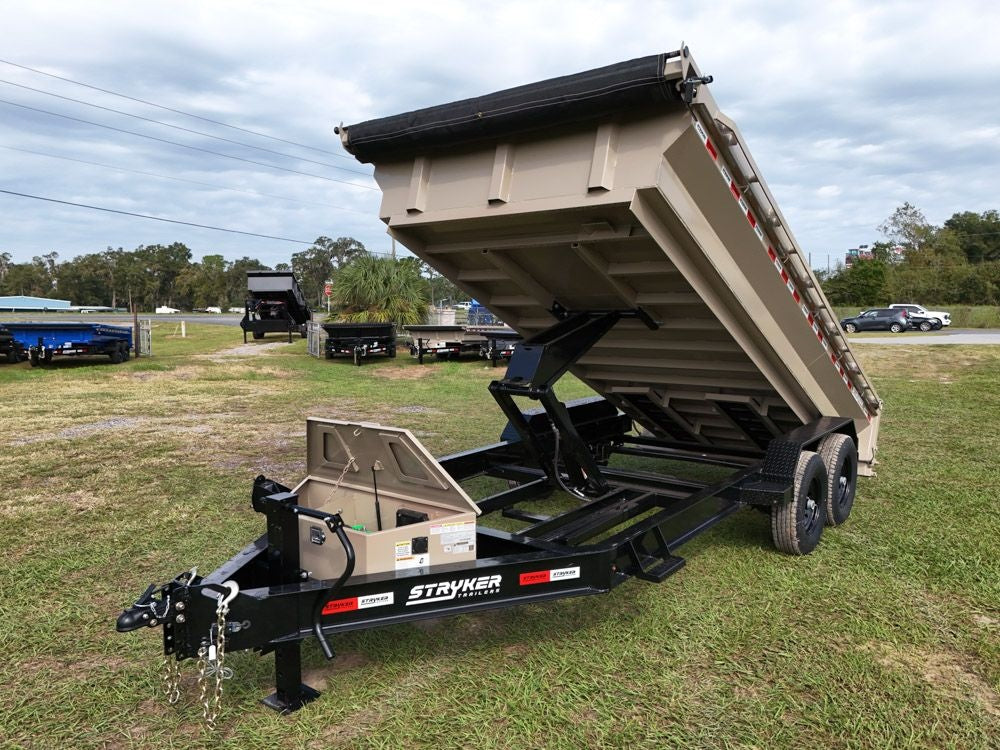 16' EDT Dump Trailer 20" Side Walls 2190 - Dump Trailers - Stryker Dealership Group