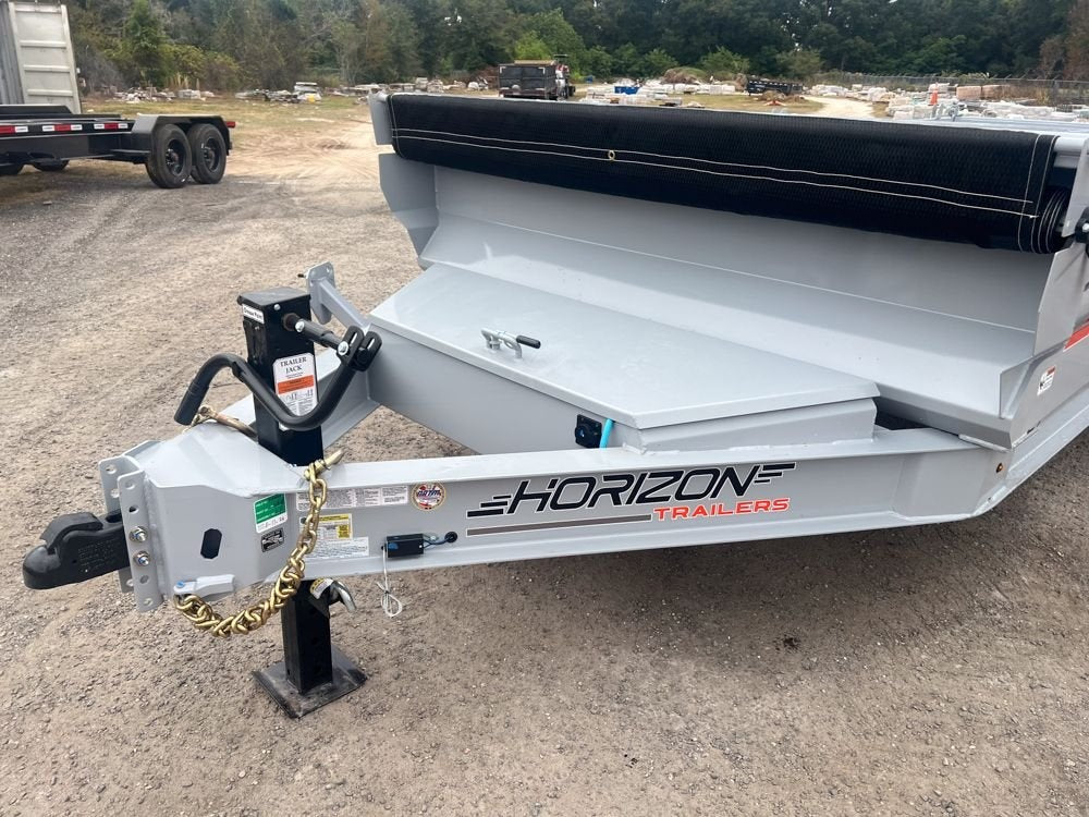 16' EZ7 Dump Trailer 19" Sides 7K Axles 14K GVWR 3-way Door Slide In Ramps - Dump Trailers - Stryker Dealership Group