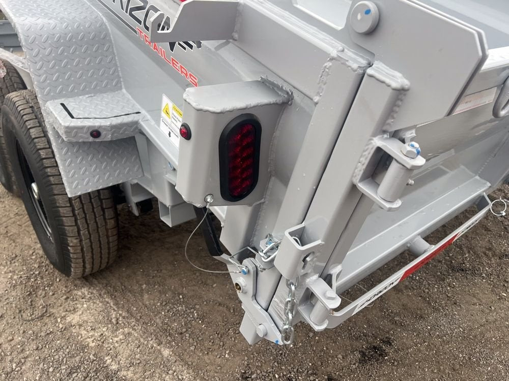 16' EZ7 Dump Trailer 19" Sides 7K Axles 14K GVWR 3-way Door Slide In Ramps - Dump Trailers - Stryker Dealership Group