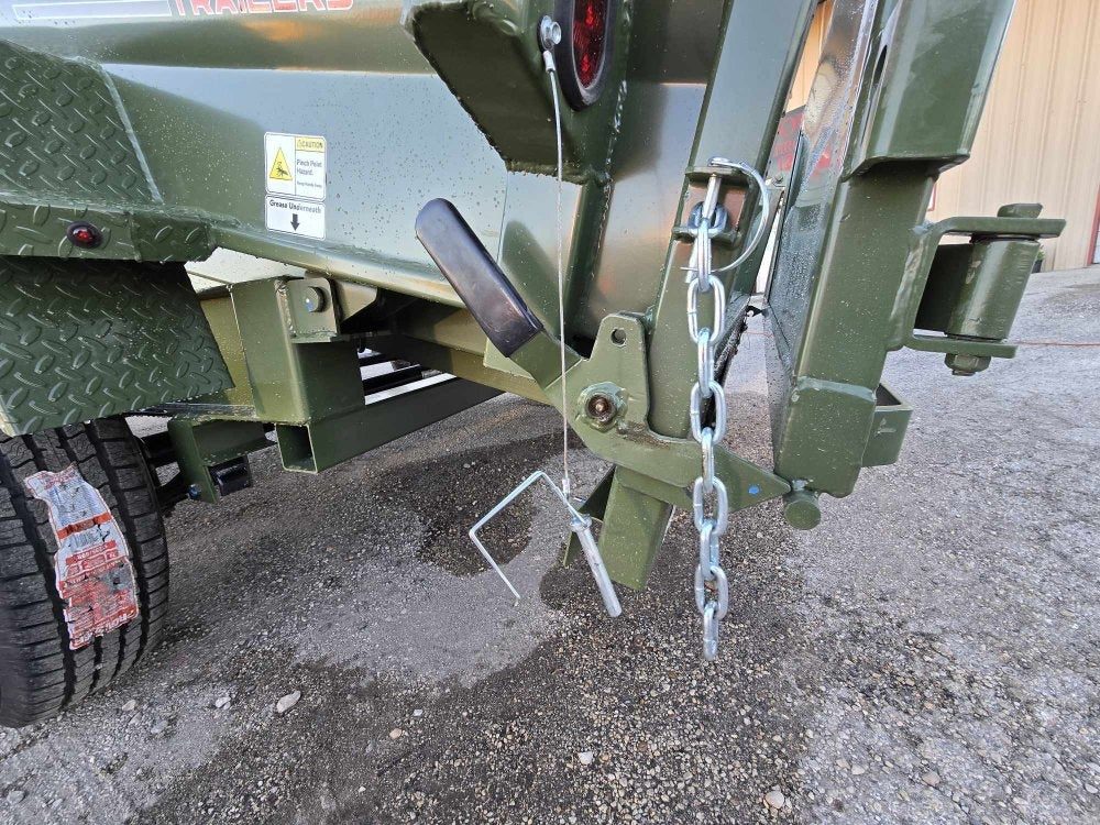 16' EZ7 Dump Trailer 19" Sides 7K Axles 14K GVWR 3-way Door Slide In Ramps - Dump Trailers - Stryker Dealership Group