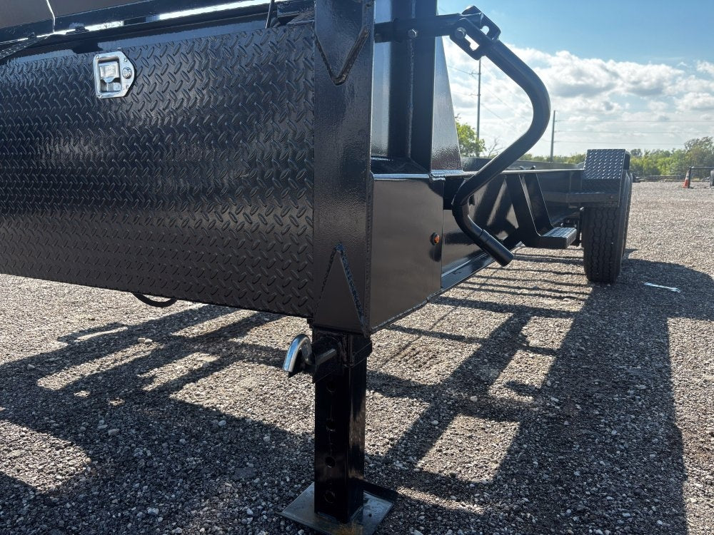 16' Gooseneck Roll Off Base Trailer (2) 8K Axles 14 ply Tires - RO 16' Gooseneck/Roll Off Base Trailer - Stryker Dealership Group