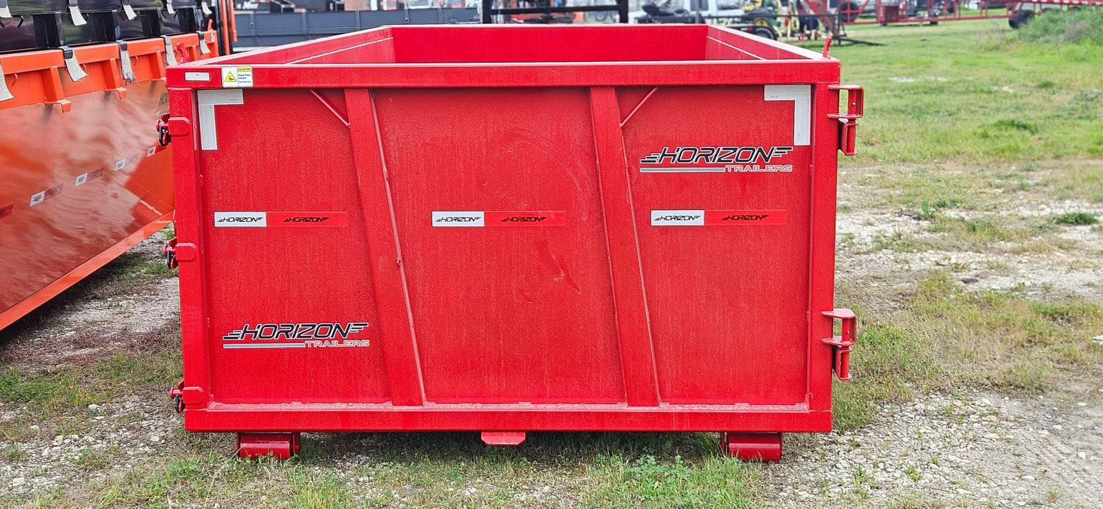 16' HDZ Roll Off Bin - Red 004036 - Roll Off Bins - Stryker Dealership Group