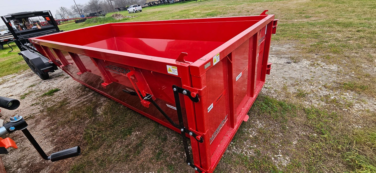 16' HDZ Roll Off Bin - Red 004036 - Roll Off Bins - Stryker Dealership Group