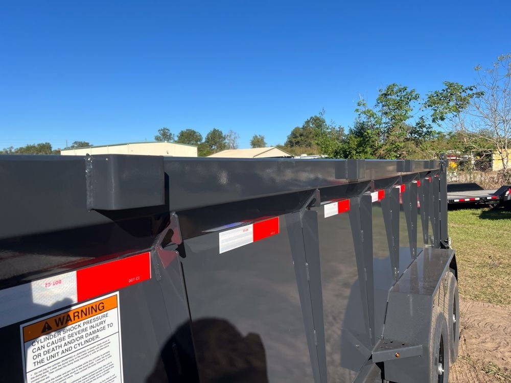16' Hillcrest Dump Trailer 40" Side Walls - Telescopic Lift - Dump Trailers - Stryker Dealership Group