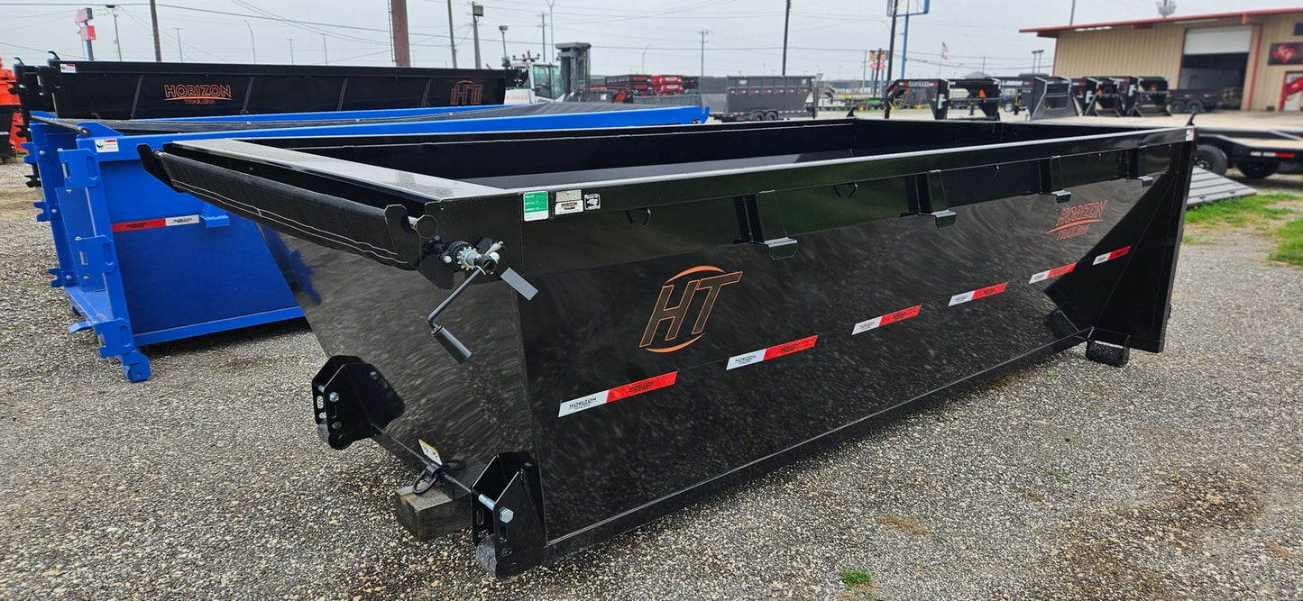 16' Horizon EDZ Roll Off Bin 4' Walls - Black 2774 - Roll Off Bins - Stryker Dealership Group