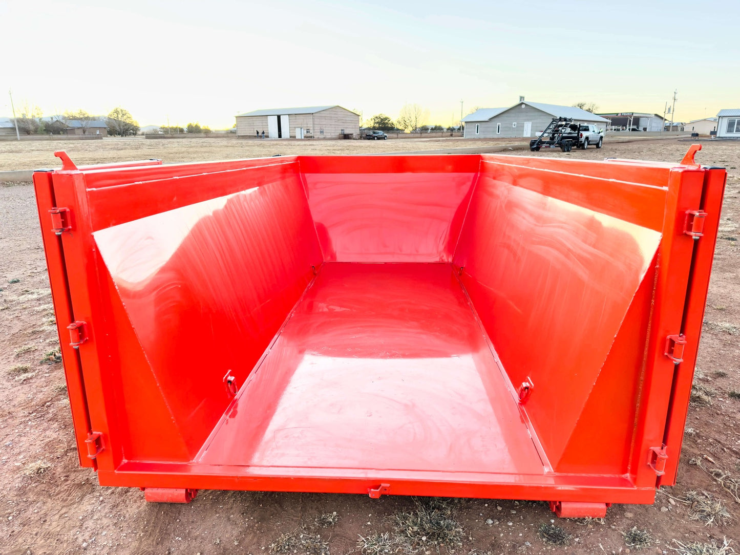 16' Horizon EDZ Roll Off Bin 4' Walls - Orange 2800 - Roll Off Bins - Stryker Dealership Group