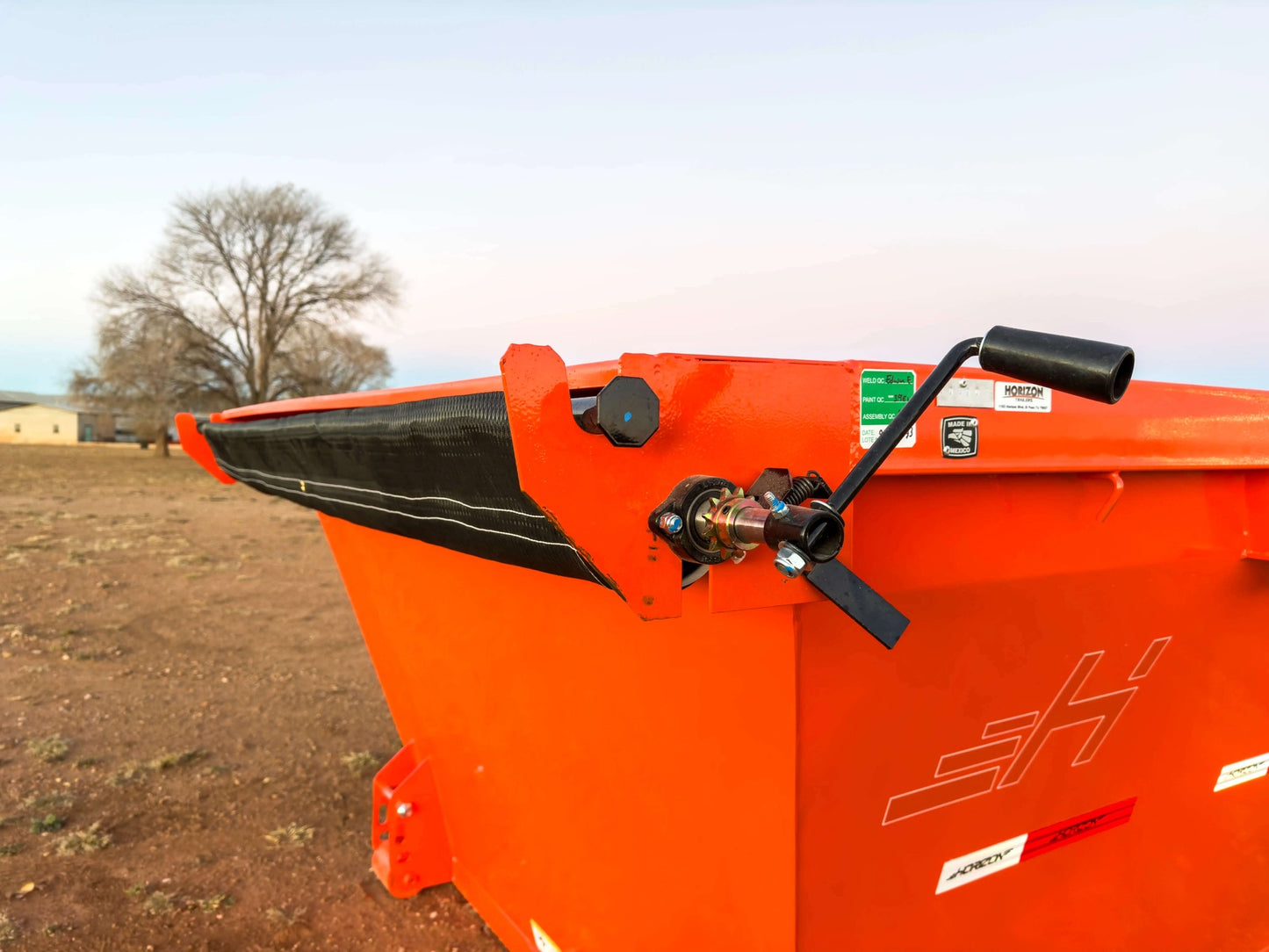 16' Horizon EDZ Roll Off Bin 4' Walls - Orange 2800 - Roll Off Bins - Stryker Dealership Group