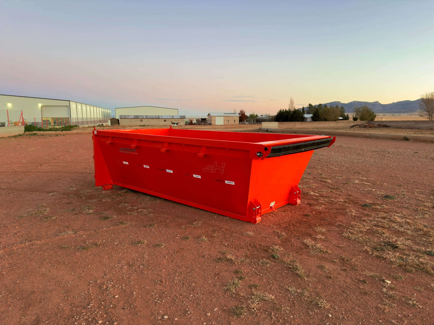 16' Horizon EDZ Roll Off Bin 4' Walls - Orange 2800 - Roll Off Bins - Stryker Dealership Group
