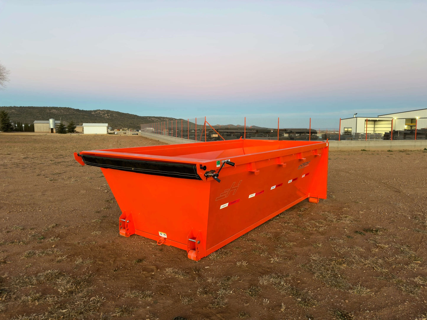 16' Horizon EDZ Roll Off Bin 4' Walls - Orange 2800 - Roll Off Bins - Stryker Dealership Group