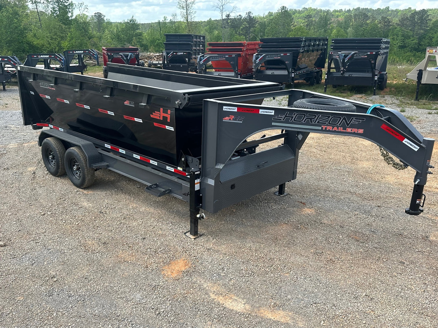 16' Horizon RDZ GN Roll Off Bundle (2) 7k Axles + 1 EDZ Bin ROP002887 - Roll Off Packages - Stryker Dealership Group