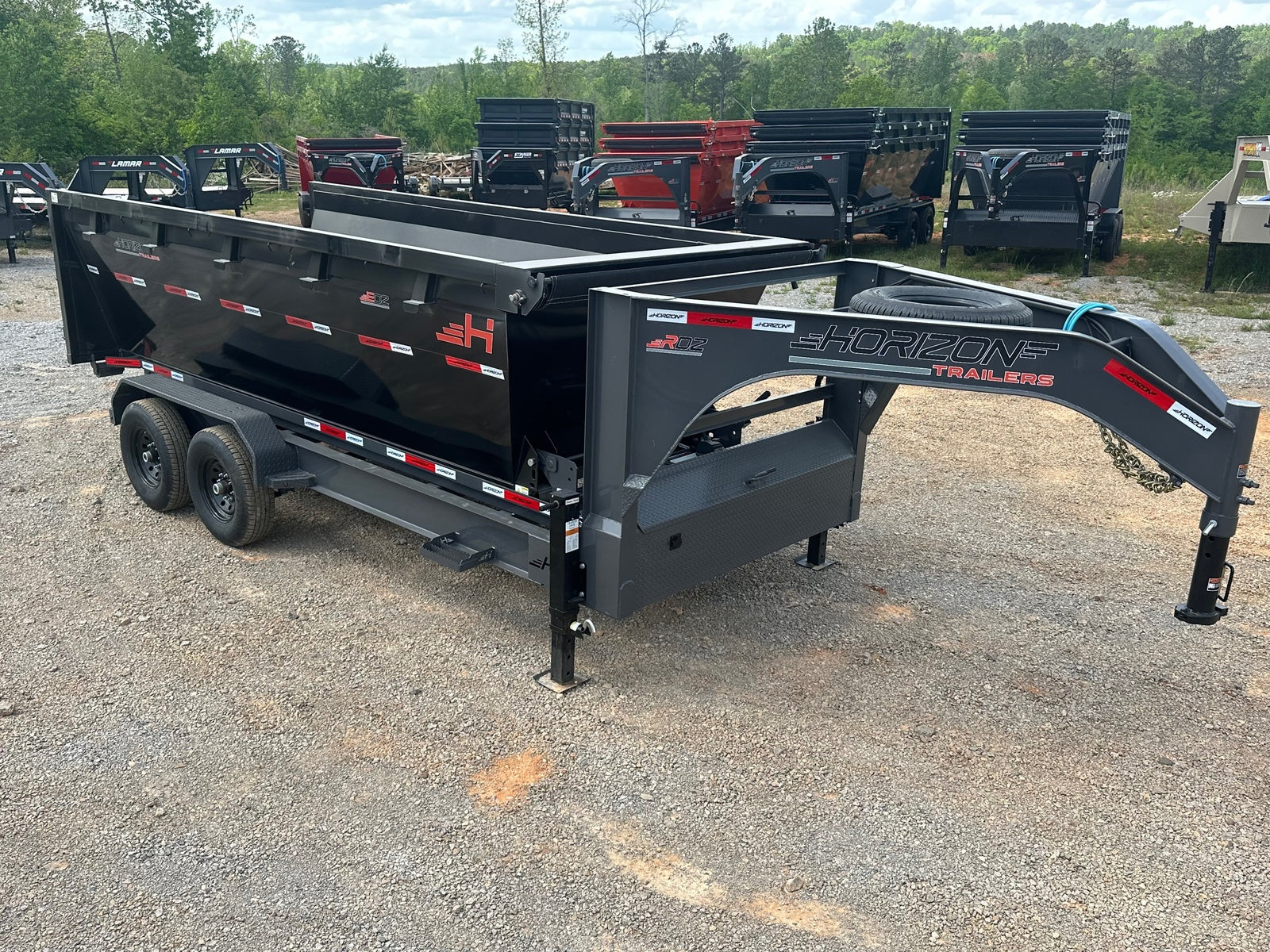 16' Horizon RDZ GN Roll Off Bundle (2) 7k Axles + 1 EDZ Bin ROP002887 - Roll Off Packages - Stryker Dealership Group