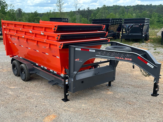 16' Horizon RDZ GN Roll Off Bundle (2) 7k Axles + 3 EDZ Bins ROP002889 - Roll Off Packages - Stryker Dealership Group