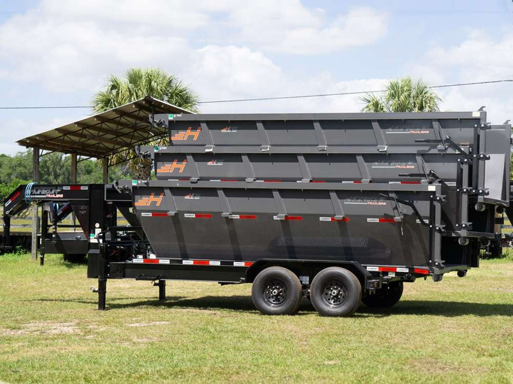 16' Horizon RDZ GN Roll Off Bundle (2) 7k Axles + 3 HDZ Bins ROP002877 - Roll Off Packages - Stryker Dealership Group