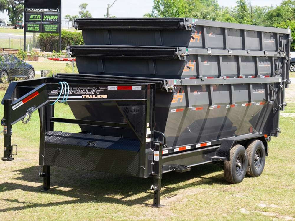 16' Horizon RDZ GN Roll Off Bundle (2) 7k Axles + 3 HDZ Bins ROP002877 - Roll Off Packages - Stryker Dealership Group