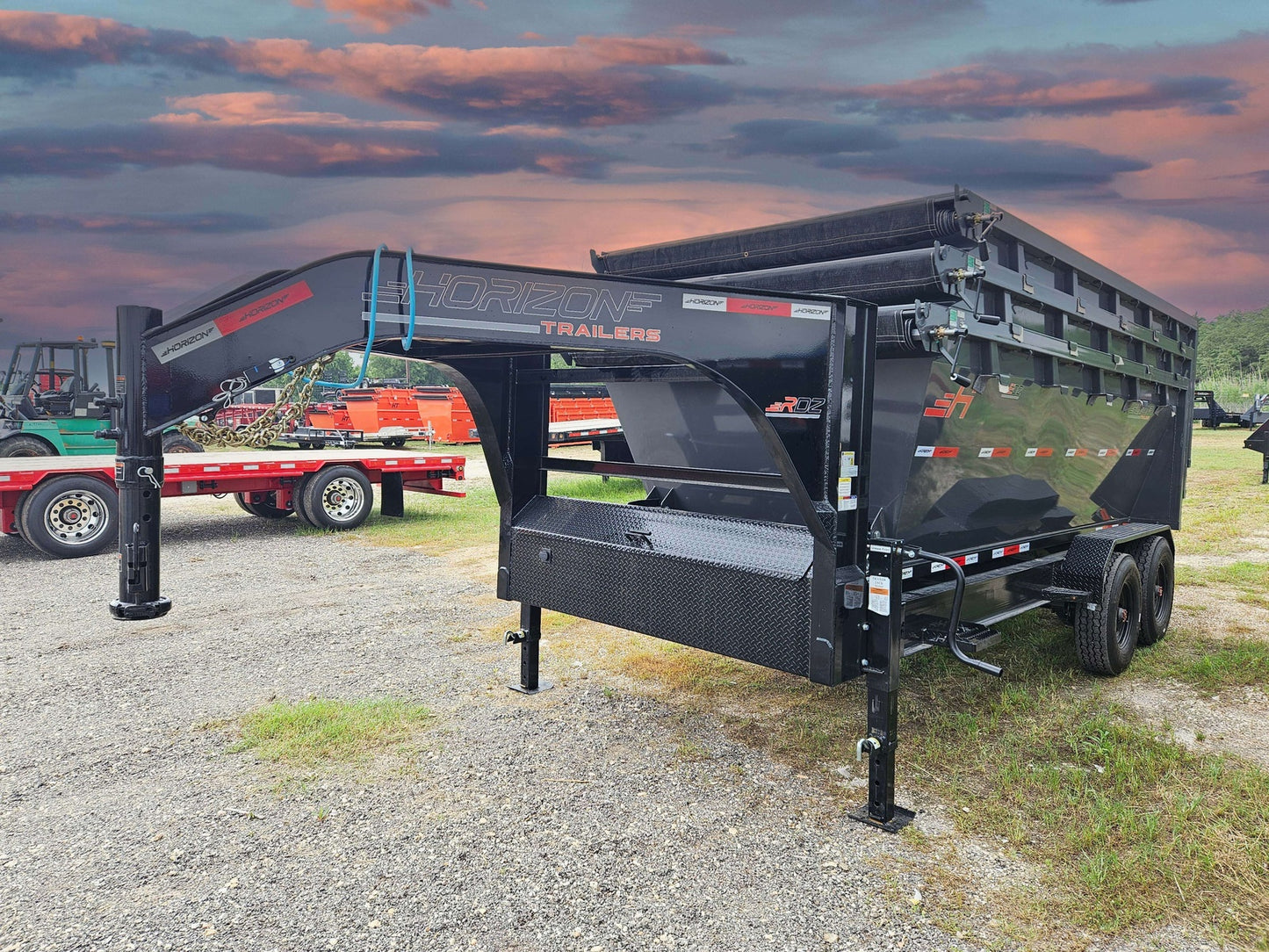 16' Horizon RDZ GN Roll Off Bundle (2) 8k Axles + 3 Bins ROP003950 - Roll Off Packages - Stryker Dealership Group