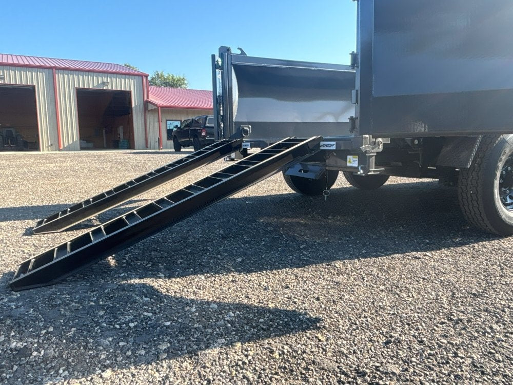 16' HZ7 Dump 36" Sides - 8K Axles - 620 Scissor - 14 ply Tires - 2 Speed Jack - DT3 Professional - Stryker Dealership Group