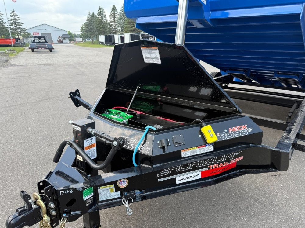 16' HZ7 Dump 48" Sides - 8K Axles - 12 Ton Telescopic Lift - 14 Ply Tires, 2 Speed Jack - Dump Trailers/Dump Trailers - Stryker Dealership Group