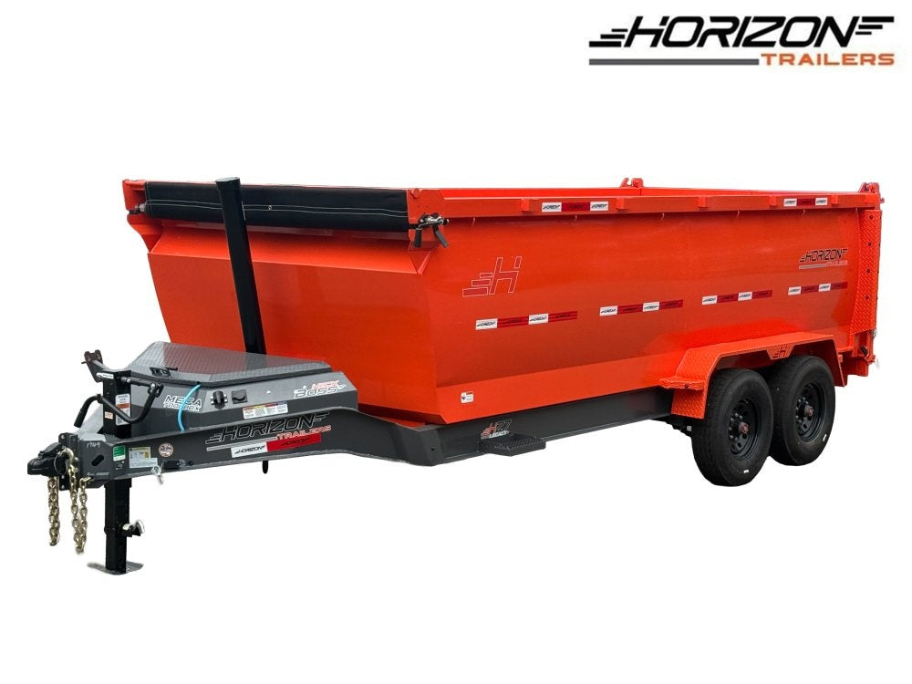 16' HZ7 Dump 48" Sides - 8K Axles - 12 Ton Telescopic Lift - 14 Ply Tires, 2 Speed Jack - Dump Trailers/Dump Trailers - Stryker Dealership Group