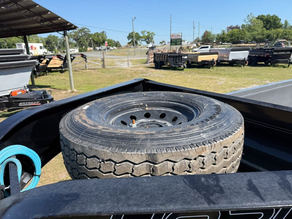 16' HZ7 GN Dump 36" Sides - 7K Axles - 620 Scissor Lift - 14 Ply Tires, 2 Speed Jackk - Dump Trailers - Stryker Dealership Group