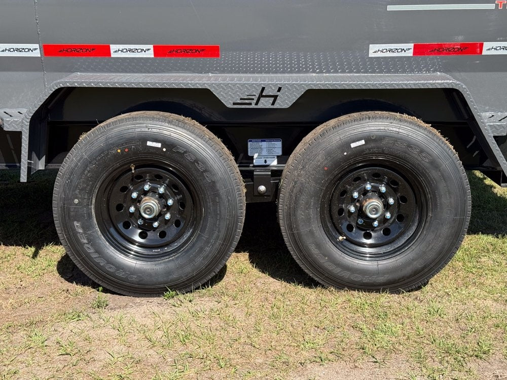16' HZ7 GN Dump 36" Sides - 7K Axles - 620 Scissor Lift - 14 Ply Tires, 2 Speed Jackk - Dump Trailers - Stryker Dealership Group