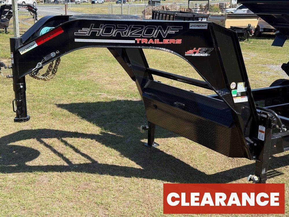 16' HZ7 GN Dump 36" Sides - 7K Axles - 620 Scissor Lift - 14 Ply Tires, 2 Speed Jackk - Gooseneck Dump - Dump Trailers - Stryker Dealership Group