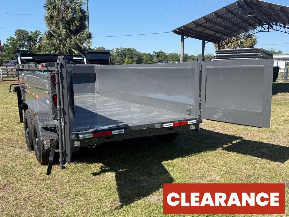 16' HZ7 GN Dump 36" Sides - 7K Axles - 620 Scissor Lift - 14 Ply Tires, 2 Speed Jackk - Gooseneck Dump - Dump Trailers - Stryker Dealership Group