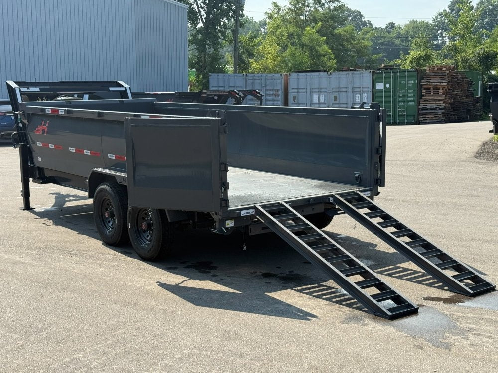 16' HZ7 GN Dump 36" Sides - 8K Axles - Dump Trailers/Dump Trailers - Stryker Dealership Group