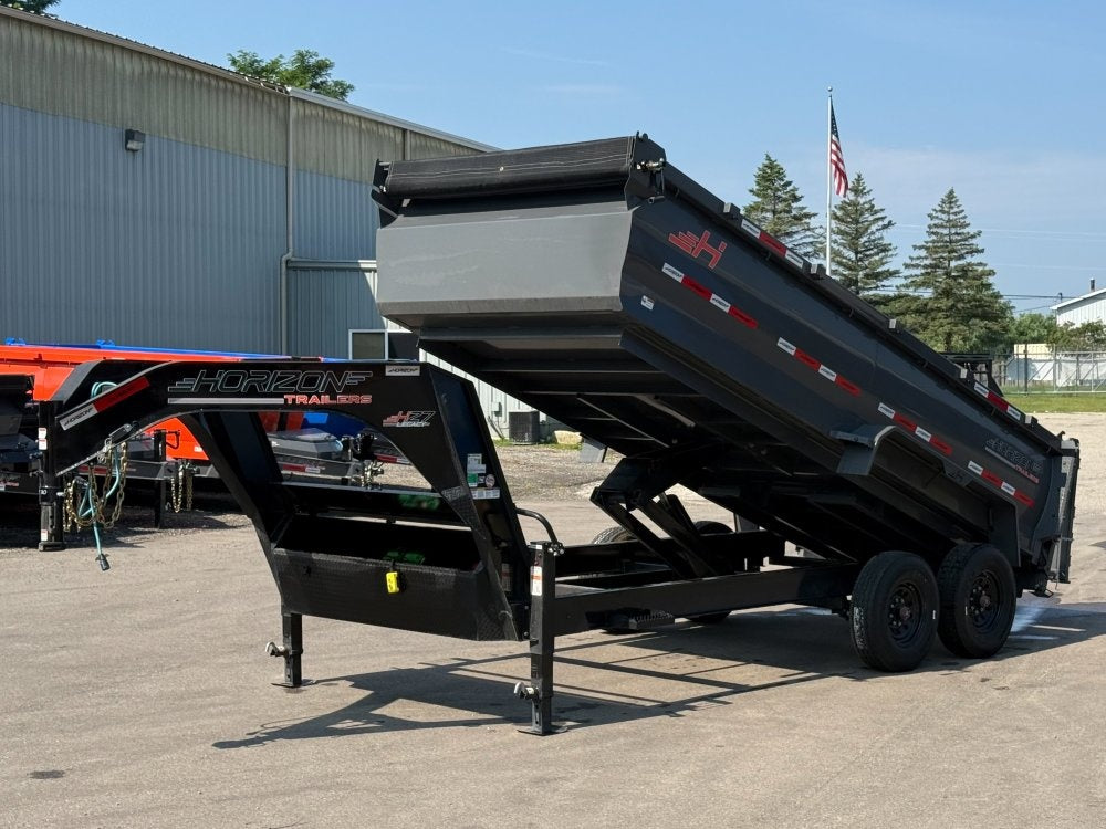 16' HZ7 GN Dump 36" Sides - 8K Axles - Dump Trailers/Dump Trailers - Stryker Dealership Group