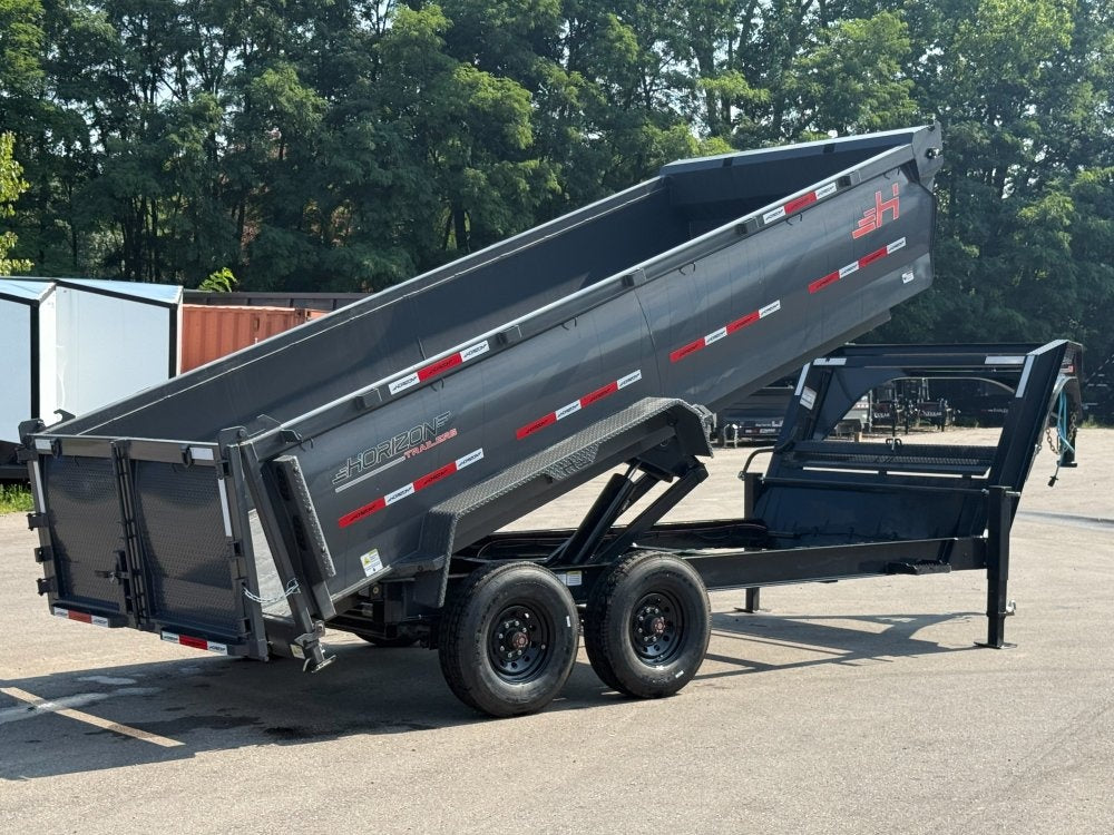 16' HZ7 GN Dump 36" Sides - 8K Axles - Dump Trailers/Dump Trailers - Stryker Dealership Group