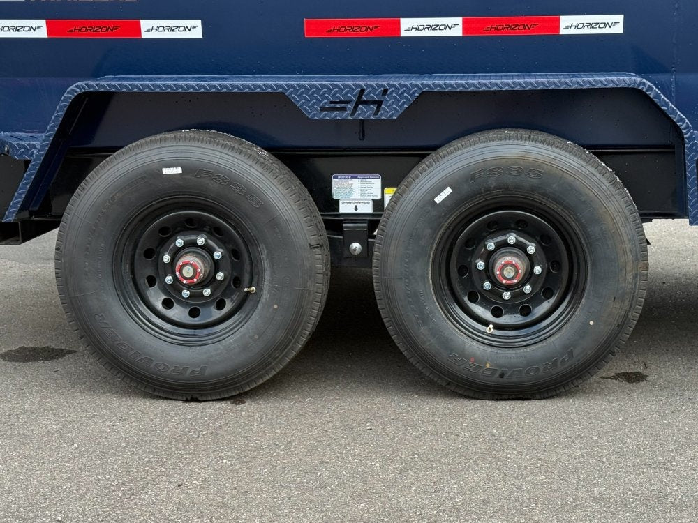 16' HZ7 GN Dump 36" Sides - 8K Axles - 620 Scissor Lift - 14 Ply Tires, 2 Speed Jackk - Dump Trailers/Dump Trailers - Stryker Dealership Group