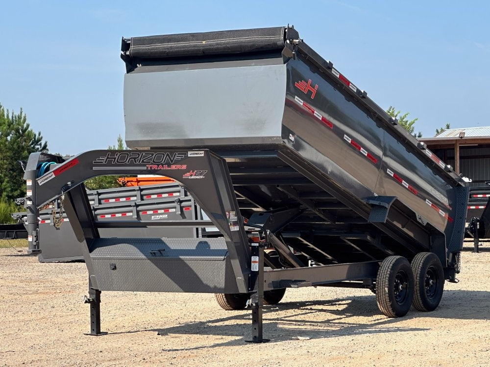 16' HZ7 GN Dump 48" Sides - 7K Axles - DT3 Professional - Stryker Dealership Group