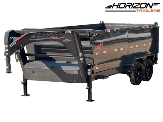 16' HZ7 GN Dump 48" Sides - 7K Axles - DT3 Professional - Stryker Dealership Group